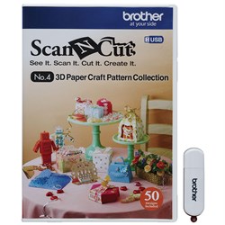 Brother 3D Paper Craft Pattern Collection No.4 Scan N Cut_3